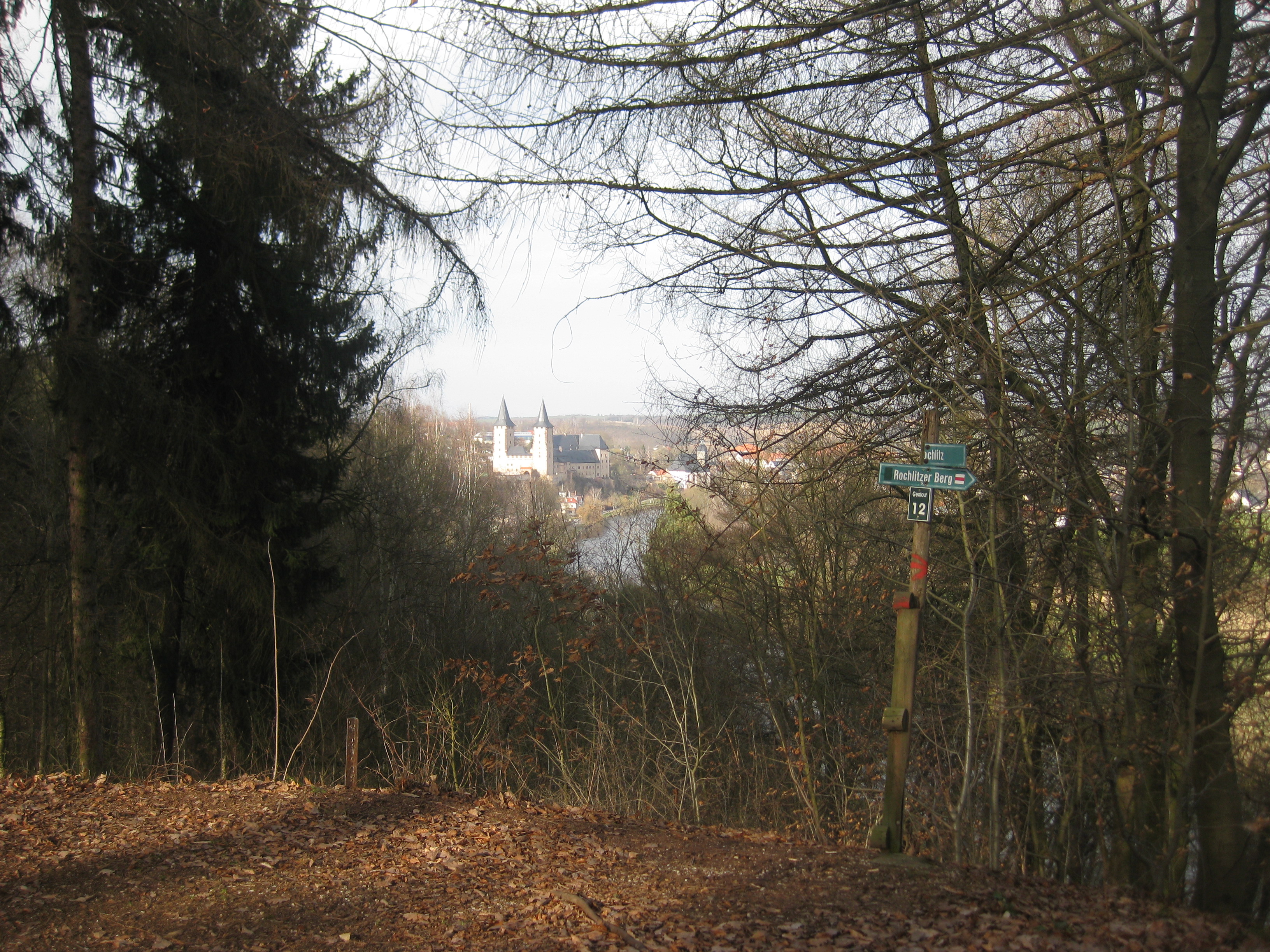 Blick vom Rochlitzer Berg
