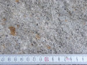 Detailaufnahme des Quarzporphyrs vom Gaudlitzberg, Foto: Anja Hartmann Detailaufnahme des Quarzporphyrs vom Gaudlitzberg, Foto: Anja Hartmann