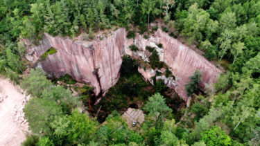 Gleisbergbruch Rochlitzer Berg, Foto: Frank Schmidt
