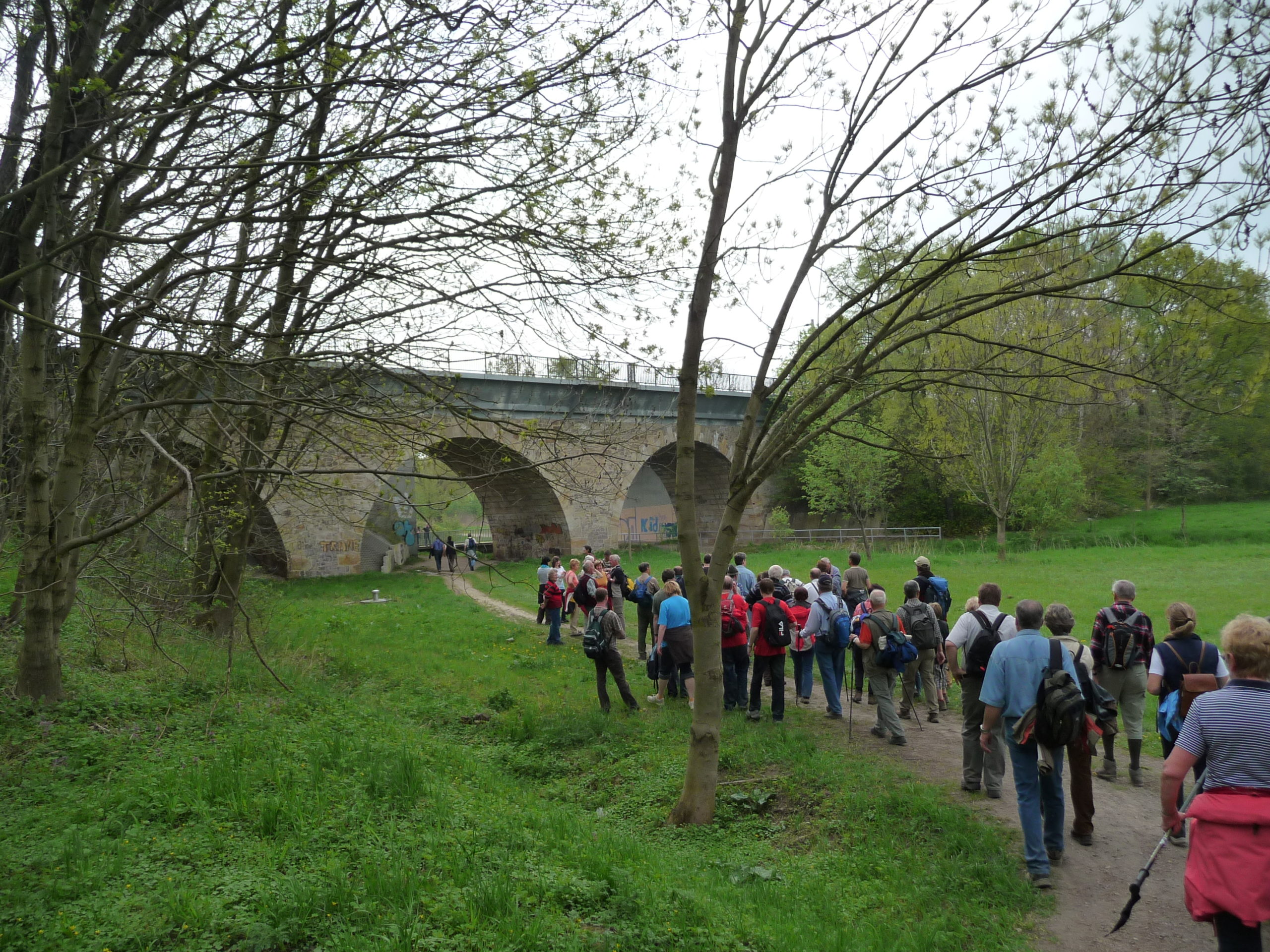 Bahndammwanderung Heimatverein Mogelin, Foto: G. Schwerdtner